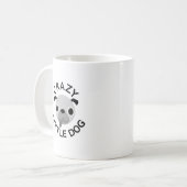パグ熱狂する小犬 コーヒーマグカップ (正面左)