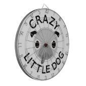 パグ熱狂する小犬 ダーツボード (正面左)