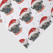 パグ犬のクリスマス星 薄葉紙 (詳細)