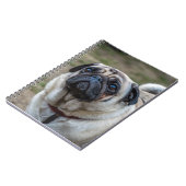 パグ犬のノート ノートブック (左側)