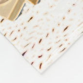 パグ犬のフリースのブランケット フリースブランケット (角)