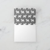 パグ犬の仔犬のノートカード ノートカード (内部)