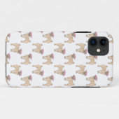 パグ犬の女の子パターン Case-Mate iPhoneケース (裏面(横))