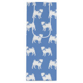 パグ犬の子犬 ワインギフトバッグ (正面)