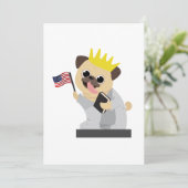 パグ犬の独立記念日 – 7月4日 (スタンド正面)