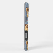 パグ犬の面白グッズ  iPhoneケース (右側面)
