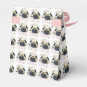 パグ犬サンキューパーティーのお願いボックス フェイバーボックス (裏面サイド)