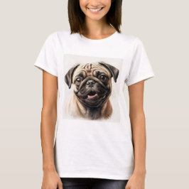 パグ犬好きTシャツ犬ママTシャツ Tシャツ