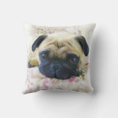 パグ犬 クッション (裏面)