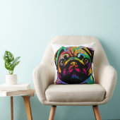 パグ犬 クッション (椅子)