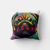 パグ犬 クッション (正面)