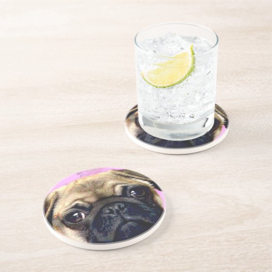 パグ犬 コースター (側面)