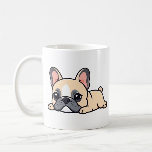 パグ犬 コーヒーマグカップ (左)