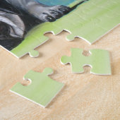 パグ犬 ジグソーパズル (側面)