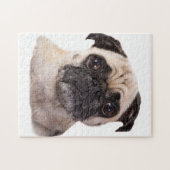 パグ犬 ジグソーパズル (横)