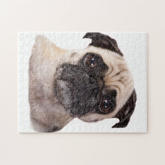 パグ犬 ジグソーパズル (横)