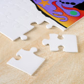 パグ犬 ジグソーパズル (側面)