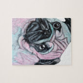 パグ犬 ジグソーパズル (横)