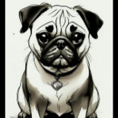 パグ犬 トランプ