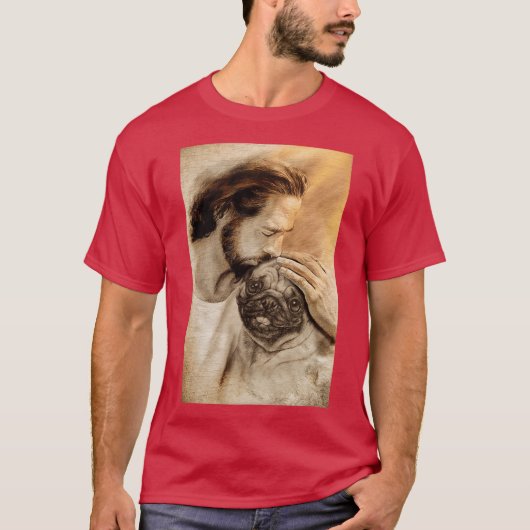 パグ犬 パグ犬 ラバーのためのイエス ウィット パグ Tシャツ (正面)