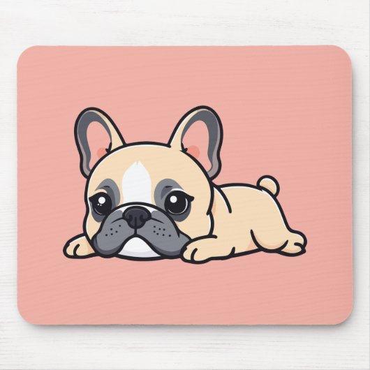 パグ犬 マウスパッド (正面)