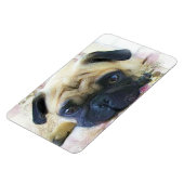 パグ犬 マグネット (左側)