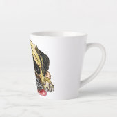 パグ犬 ラテ マグカップ (右)