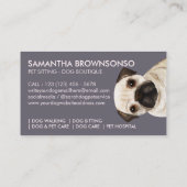 パグ犬 名刺 (裏面)