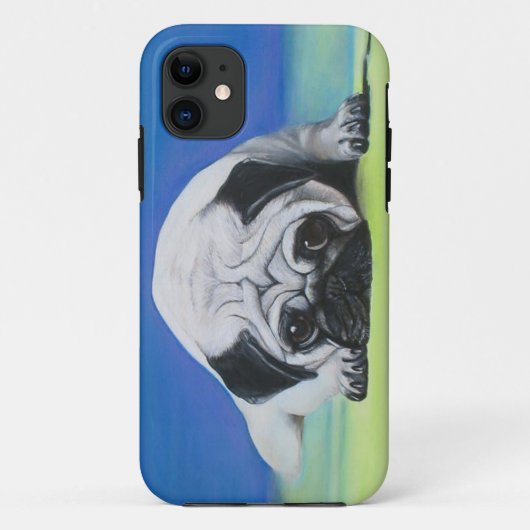 パグ犬 Case-Mate iPhoneケース (裏面)