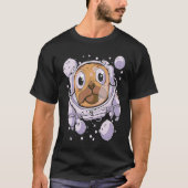 パグ犬 Tシャツ (正面)
