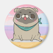 パグ磁石 マグネット (正面)