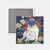 パグ磁石 マグネット (正面/裏面)