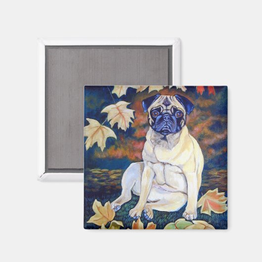 パグ磁石 マグネット (正面/裏面)