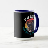 パグ私は全てのパグを外に出す！ マグカップ (正面右)