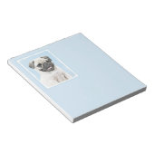 パグ絵画ズ – かわいいオリジナルドッグアート ノートパッド (アングル)