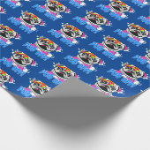 パグ落とせ！パググラフティスプレー絵を描プグ ラッピングペーパー (角)