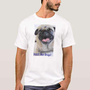 パグ薬剤のTシャツではなく Tシャツ