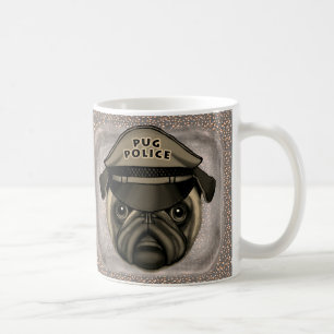 パグ警察 コーヒーマグカップ