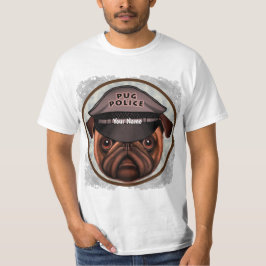パグ警察 Tシャツ