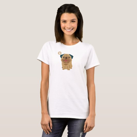パグ足 Tシャツ (正面フル)