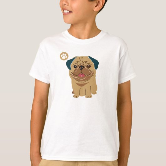 パグ足 Tシャツ (正面)