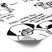 パグ門限 ポスター (角)