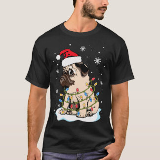 パグ飼い主 誕生日 クリスマス プレゼント パジャマ Tシャツ