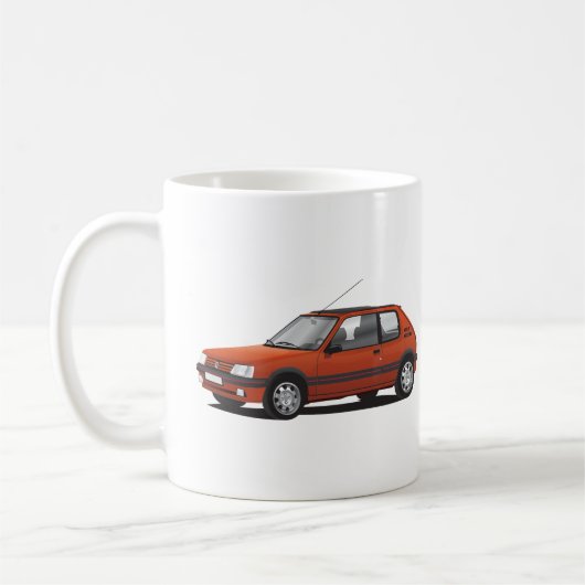 パグ205 GTi コーヒーマグカップ (左)
