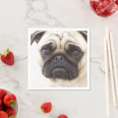 パグ7 スタンダードカクテルナプキン (インサイチュ)