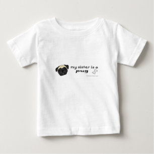 パグ-より多くの犬の品種 ベビーTシャツ