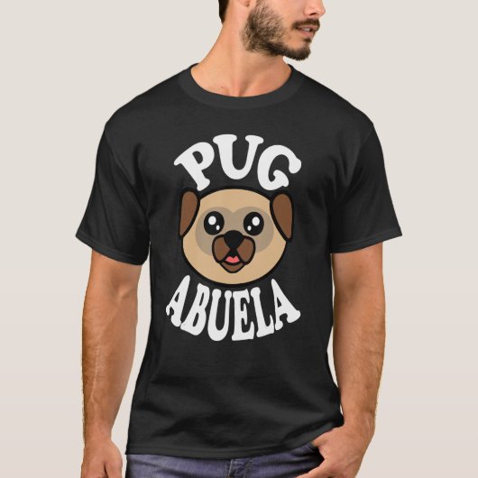 パグ・アブエラ Tシャツ (正面)