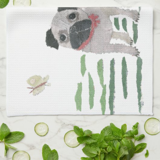 パグ キッチンタオル (折り畳み)