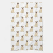 パグ キッチンタオル (縦)