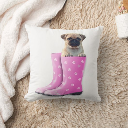 パグ クッション (ブランケット)